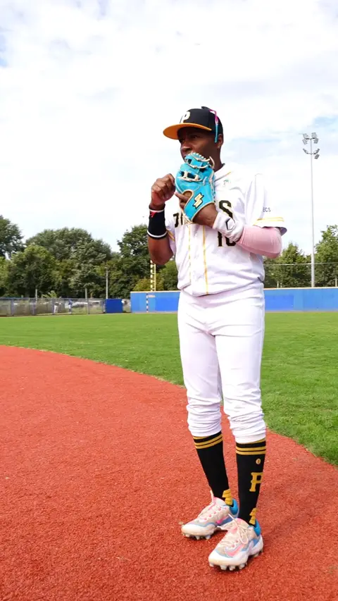 Brendly Martina takes the field to start the game