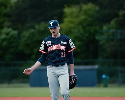 Jurgen Zwitzer gets off the mound