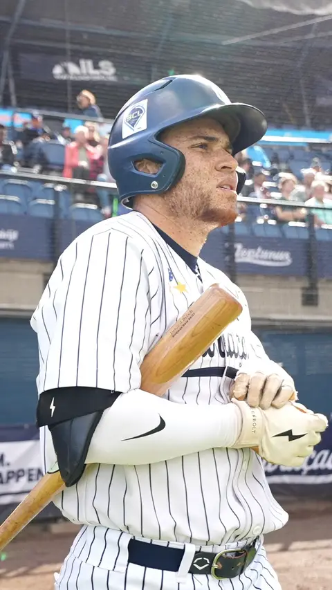 Darryl Collins goes to hit