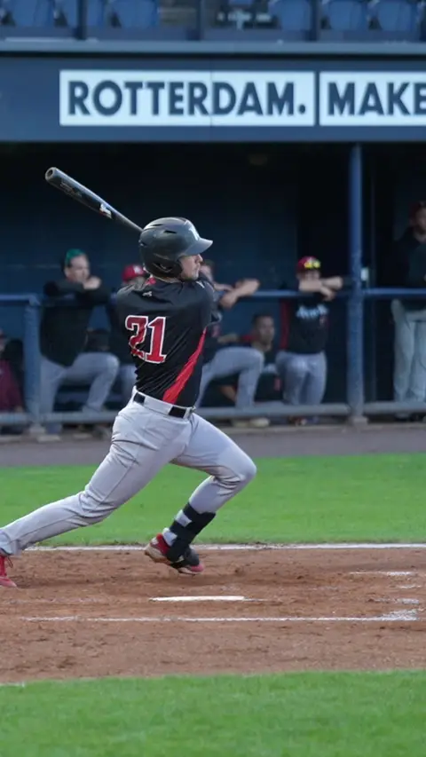 Aidan Finnegan gets a basehit