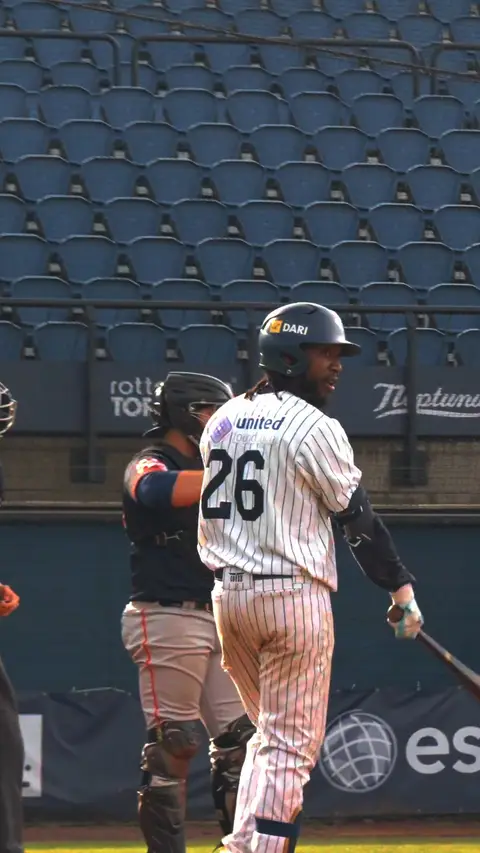 Gregory Trinidad walks up to the plate