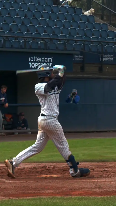 Gregory Trinidad gets on base
