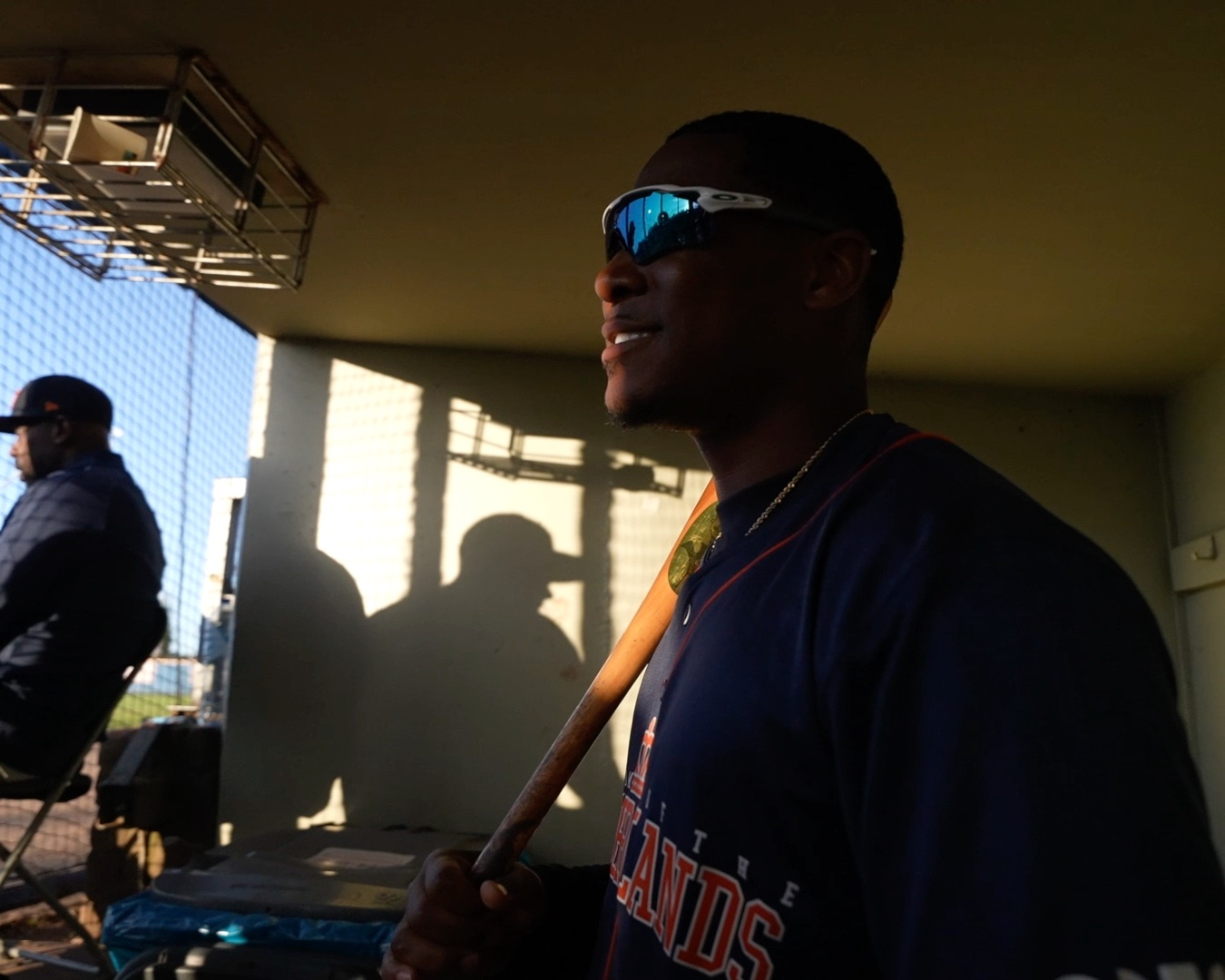 Junior Martina in the dugout