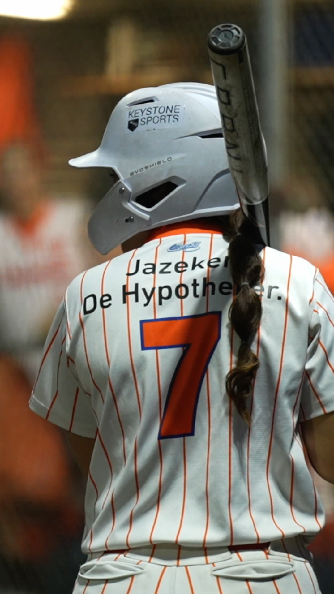 Marijn Crouwel gets ready to hit