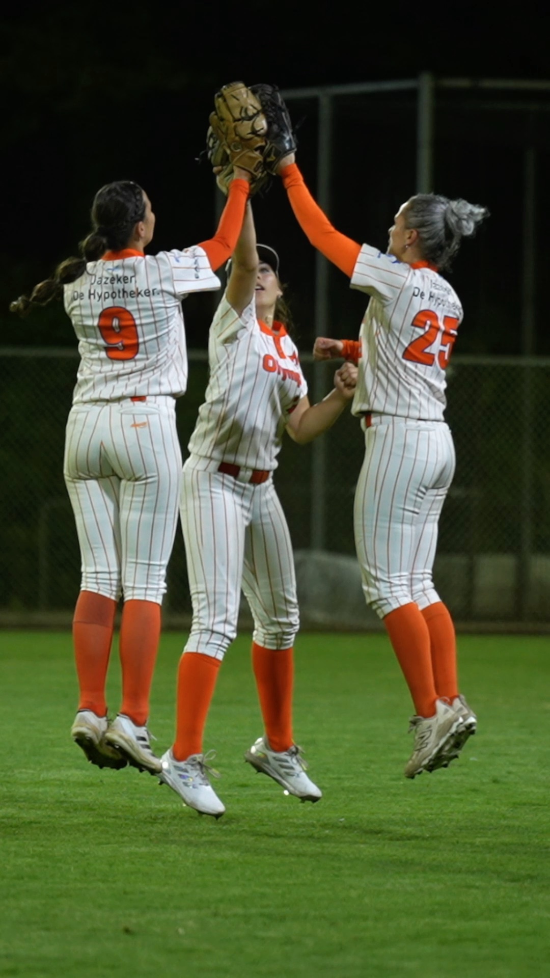 Olympia outfield dancing