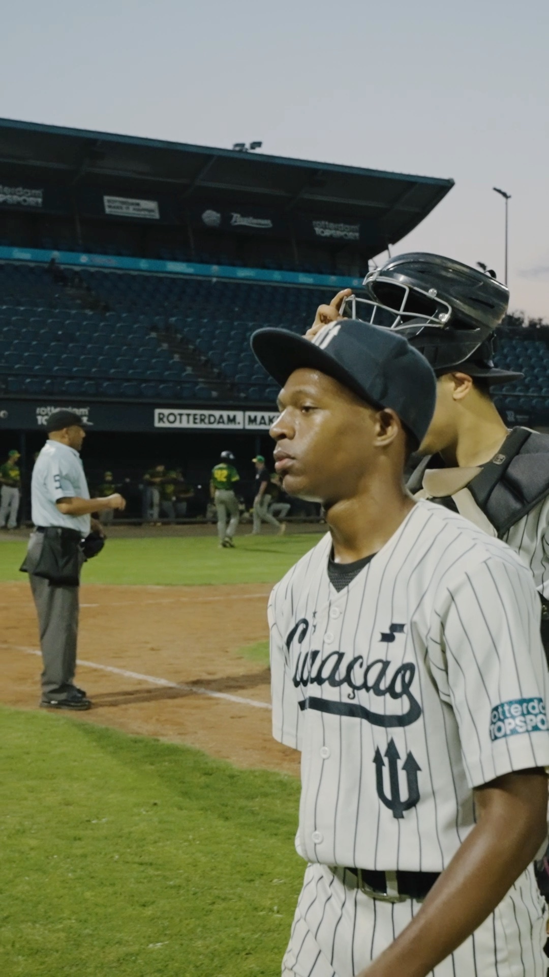Keshawn Fransisco gets out of the inning