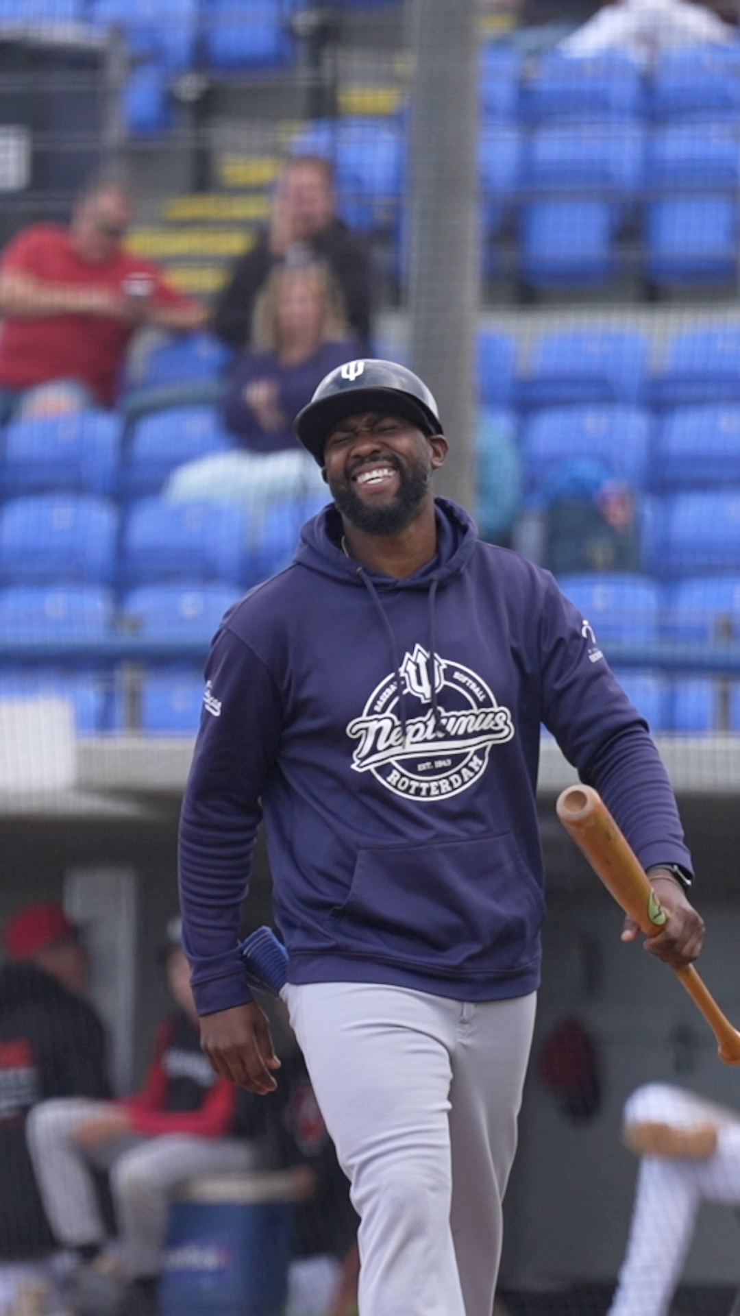 Shairon Martis laughing