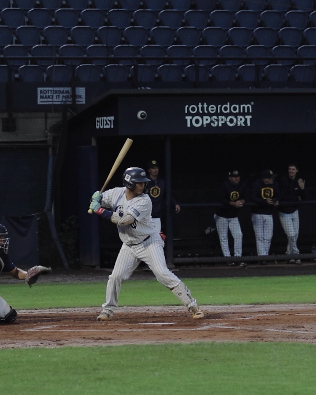 Louie on base