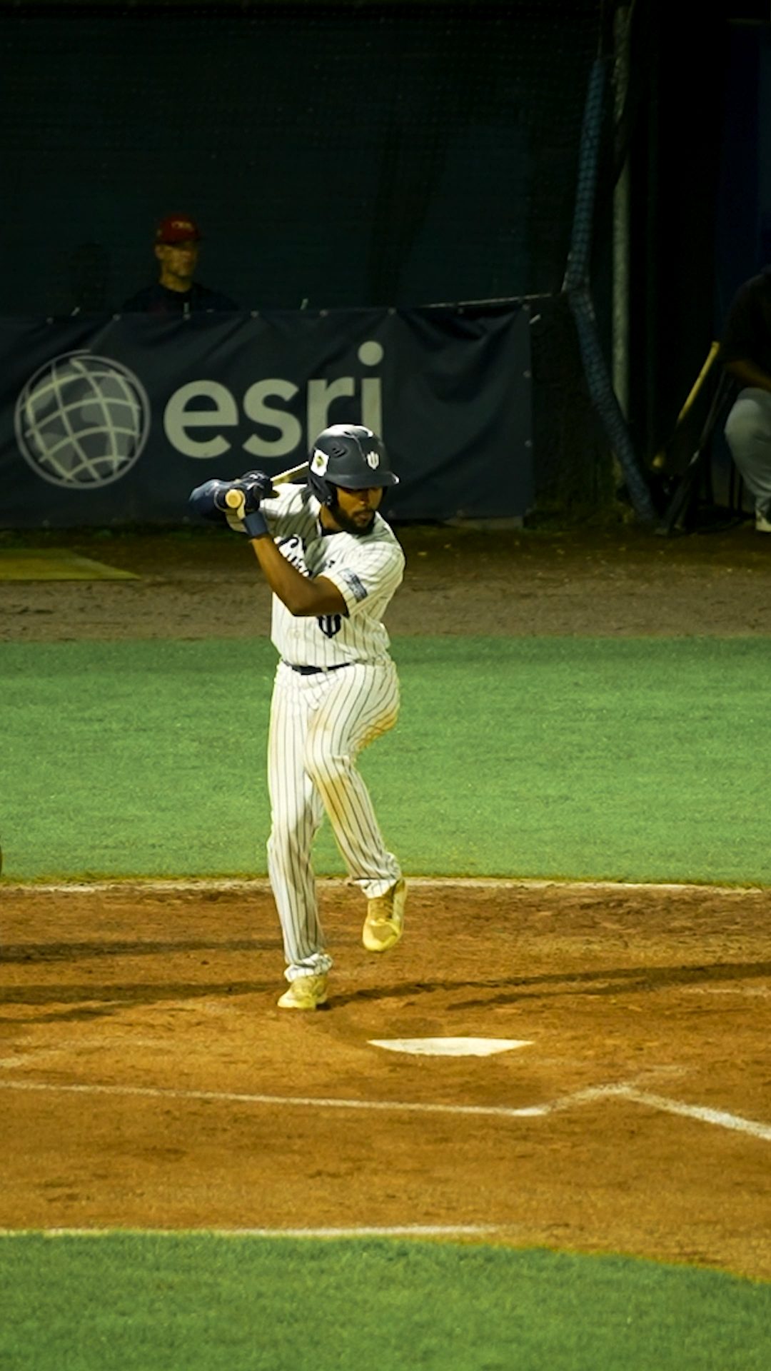 Jovaughn Viotty doubles and brings in a run