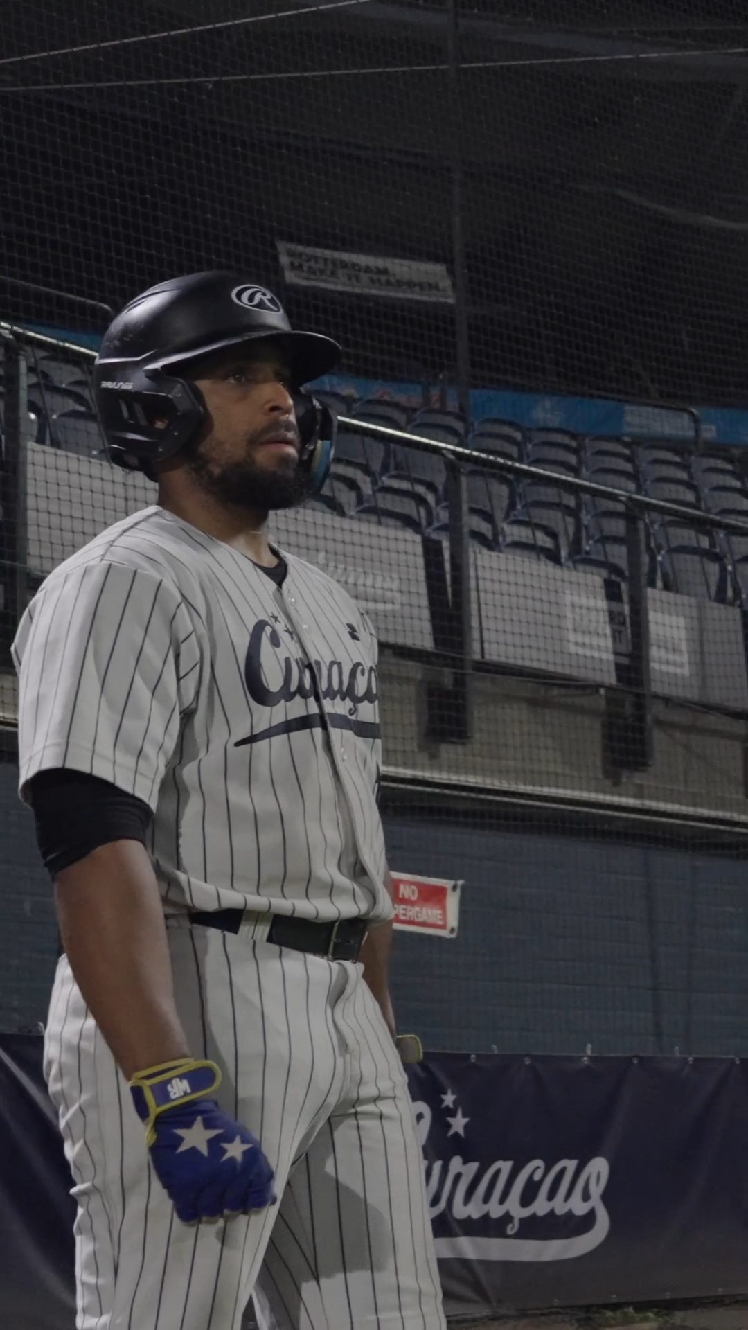 Dre Celestijn walks up to the plate