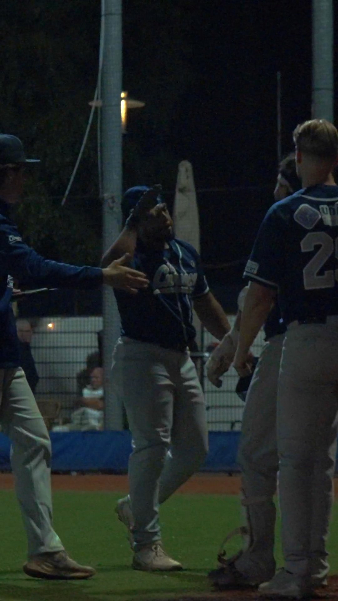 Celebrations Dre Celestijn at home plate