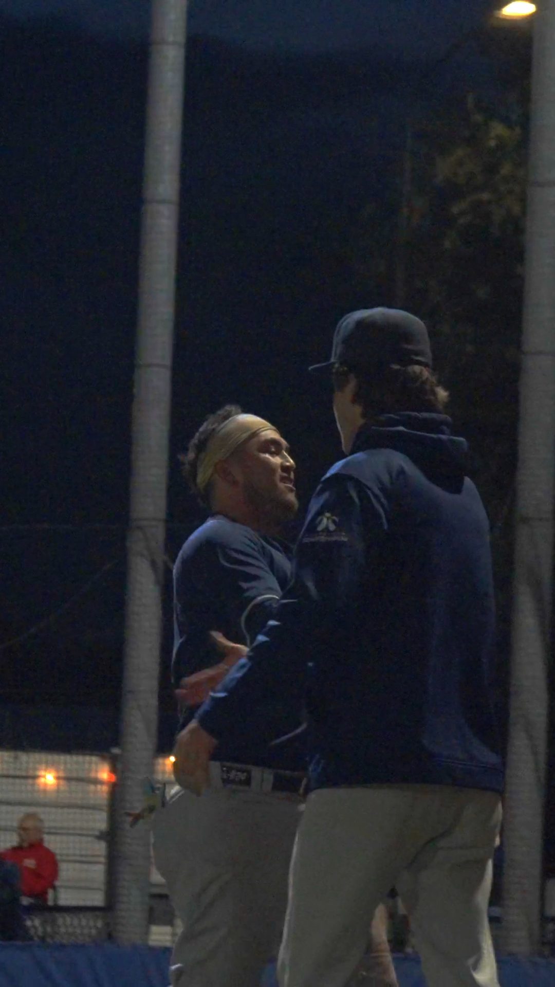 Celebrations Louie Jay Sienders at home plate