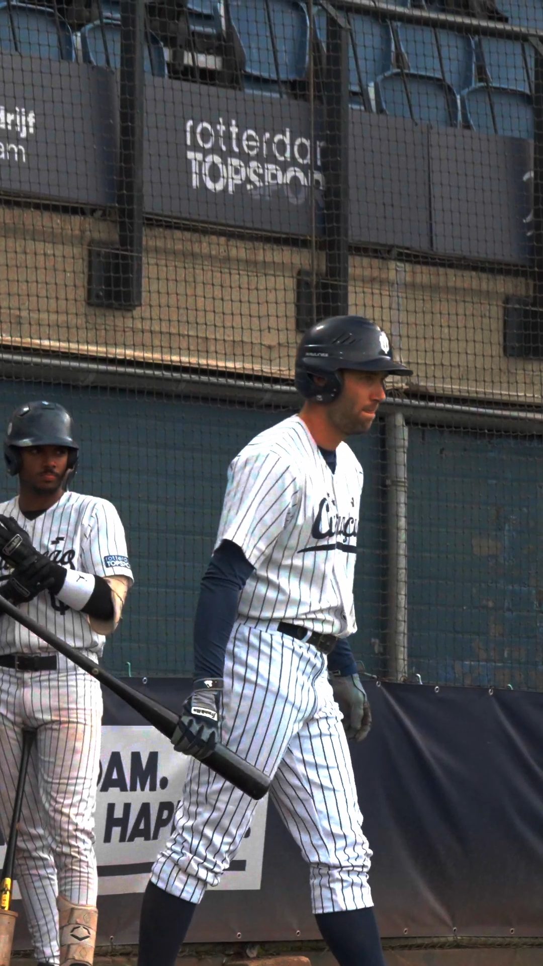 Niels Terleth walks up to the plate