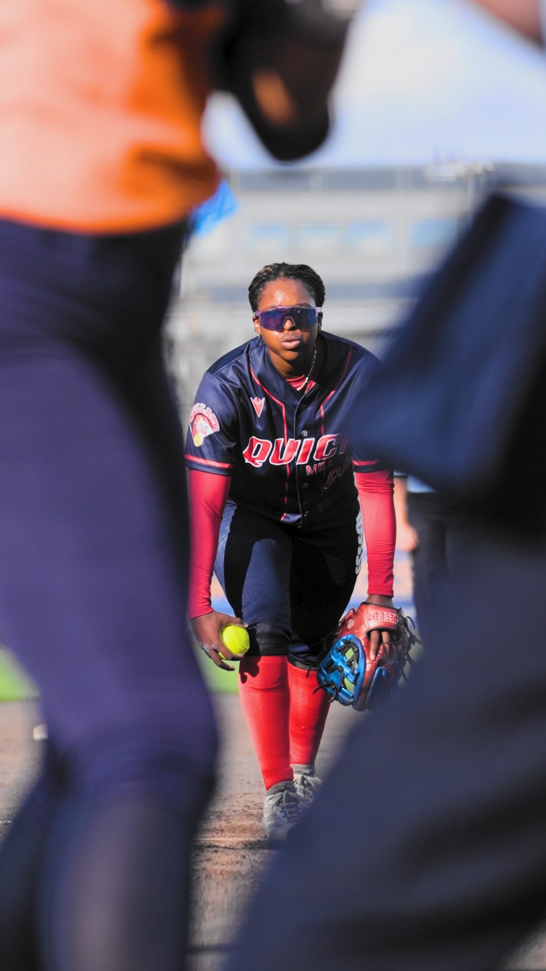Sarah Willis pitching
