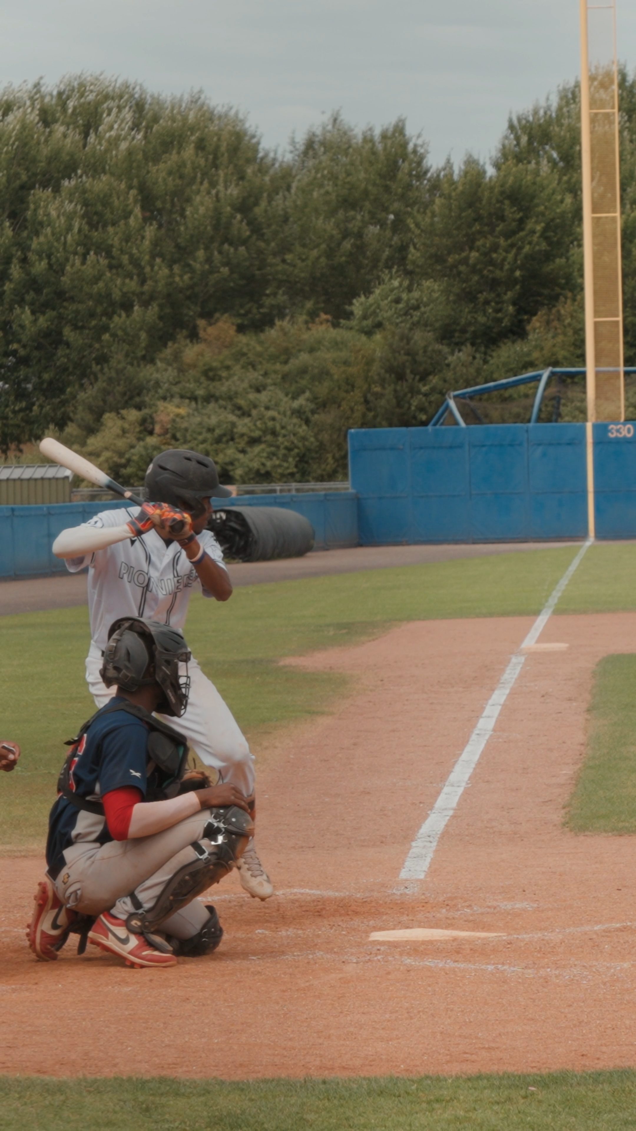 Joshua Ernestina base hit