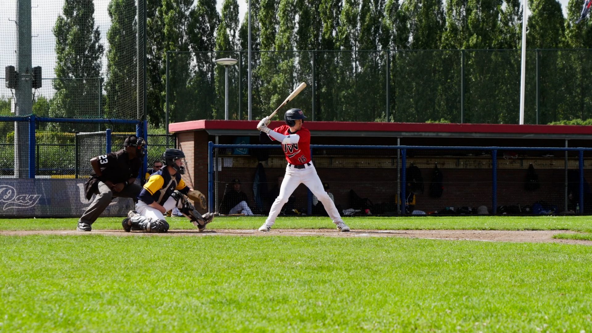 Reyer hitting a stand up double